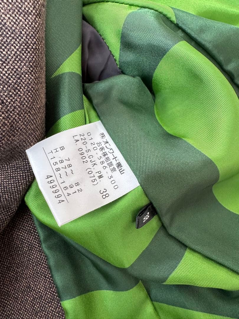 ポールスミス ブラックレディースセットアップ スーツ 38 & シャツ 40