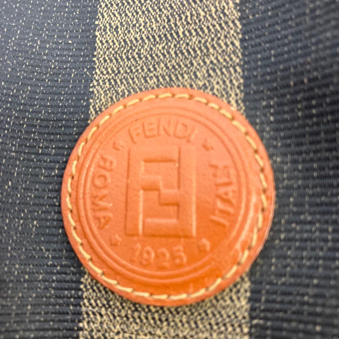 FENDI　フェンデイ　 ボストンバッグ　ペカン柄　大容量　鍵付き　2802