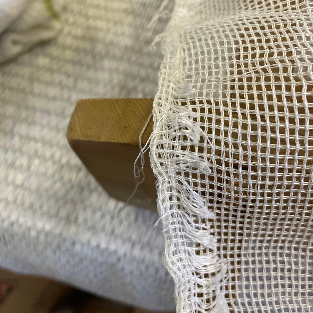 木製 和菓子蒸し器 4セット & 網ふきん8枚+ 竹スダレ4枚付き