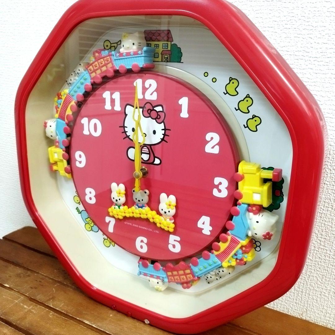 サンリオ★ハローキティ からくり時計 4MH766