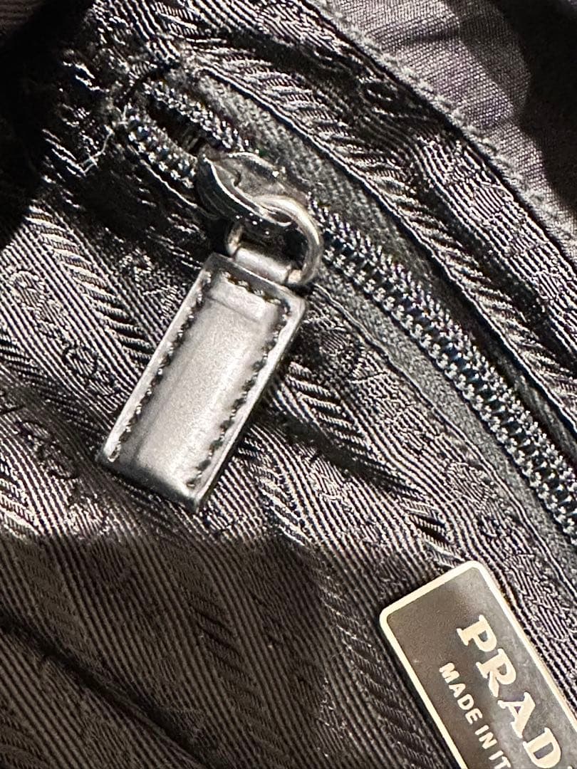 美品　PRADA プラダ　ポコノ ナイロン カーフ レザー 本革リュックサック