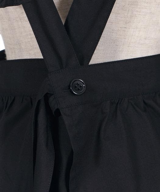 272◇カメオブローチフリルエプロン 黒 axes femme アクシーズ