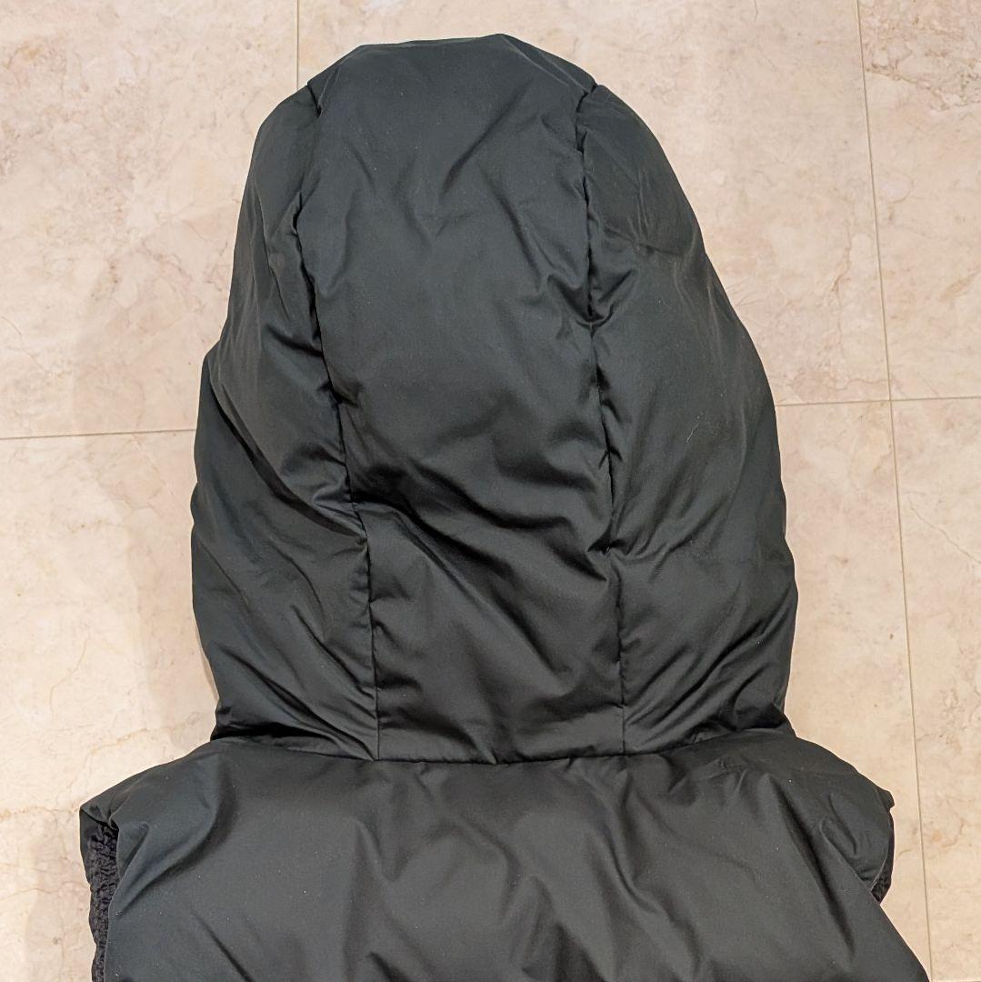 極美品 ナノユニバース リモンタ ダウンベスト M カーキ 2way ファー