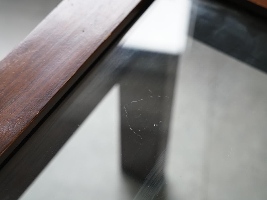 70's ヴィンテージ 木製ローテーブル ミッドセンチュリーモダン