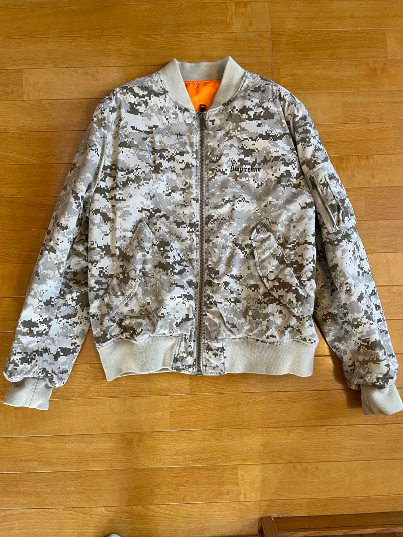 Supreme 迷彩 MA-1 フライトジャケット M デジカモ