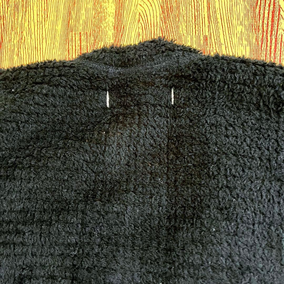 nonnative ボタン付きカーディガン 3 フリース　黒