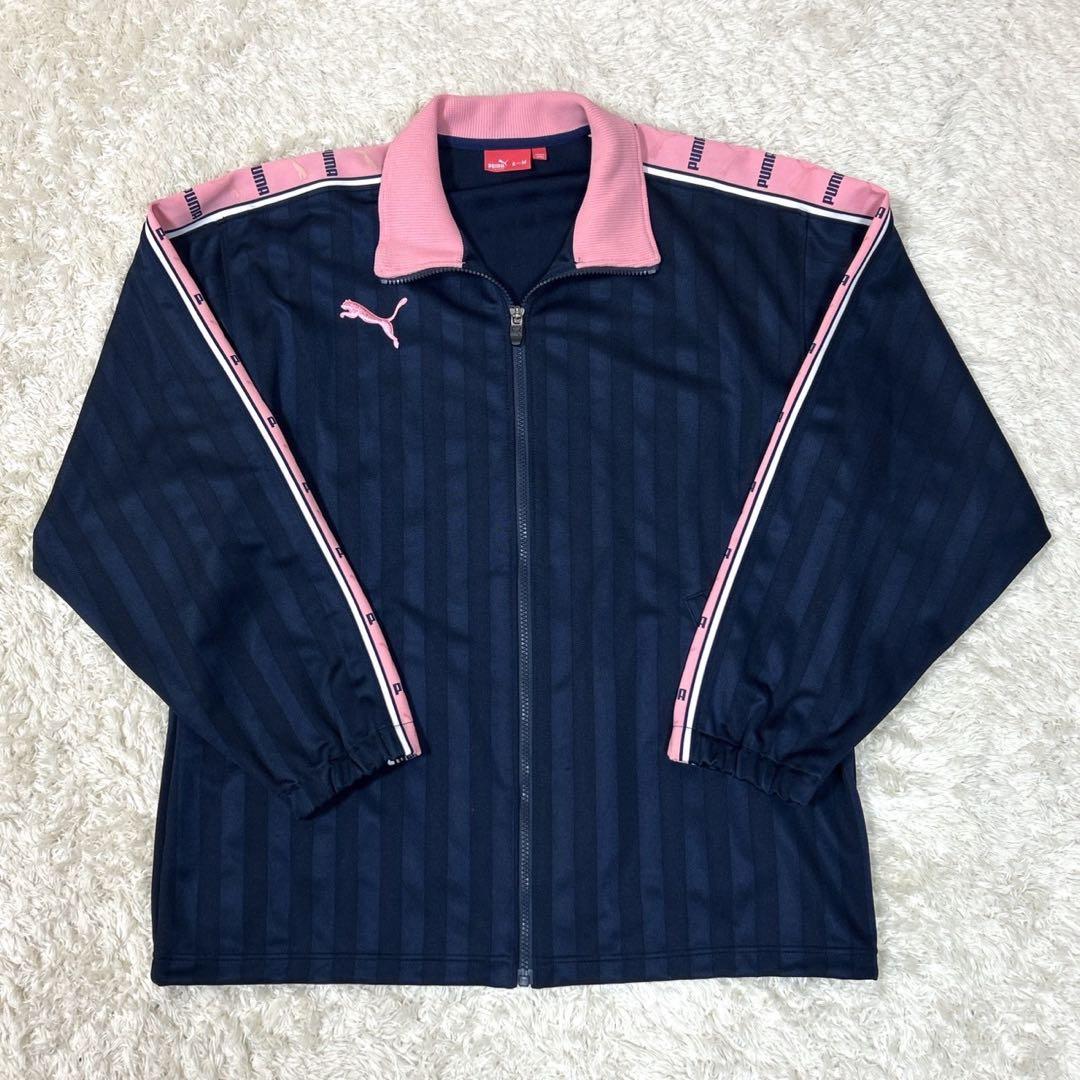 PUMA ジャージ 上下セット ピンク ネイビー Mサイズ