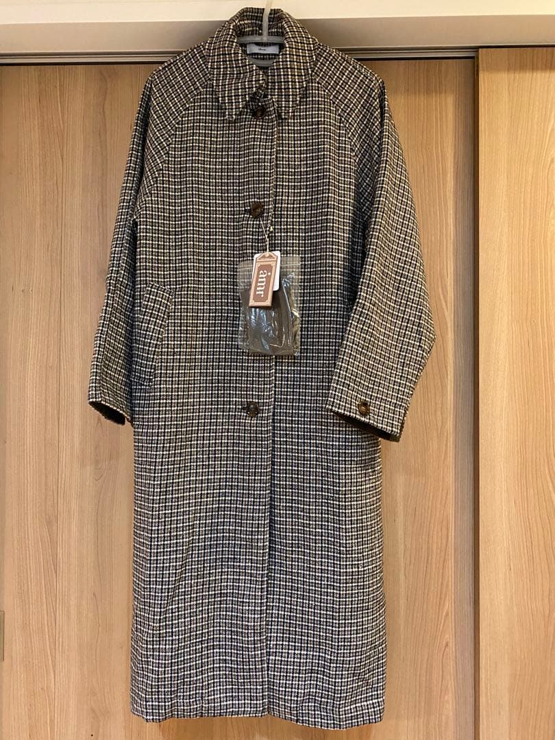 amr. 3wayチェック柄 ロングコート　新品、未使用