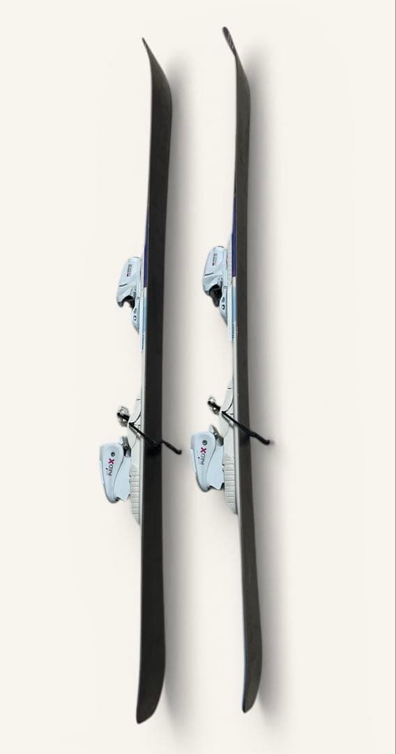 （美品）ROSSIGNOL アナ雪 スキー板122cm／ビンディング／ストック