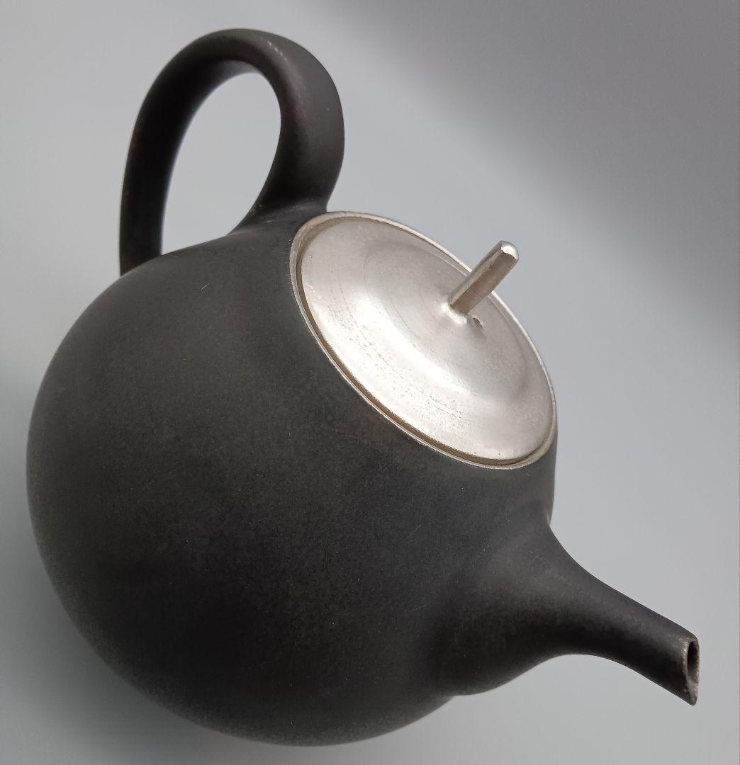 木下和美 銀彩 ポット 注器 / カップ＆ソーサー セット