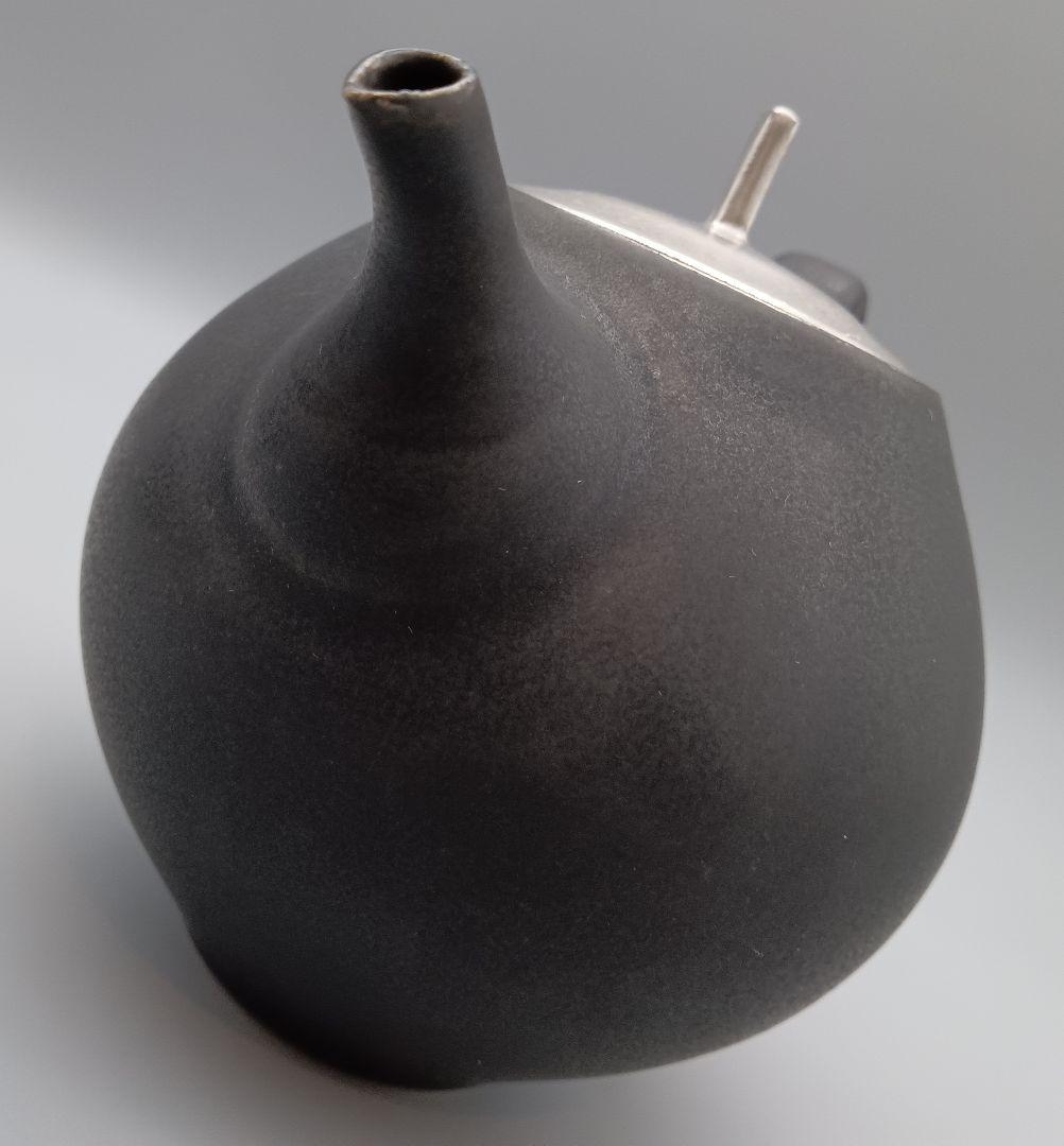 木下和美 銀彩 ポット 注器 / カップ＆ソーサー セット