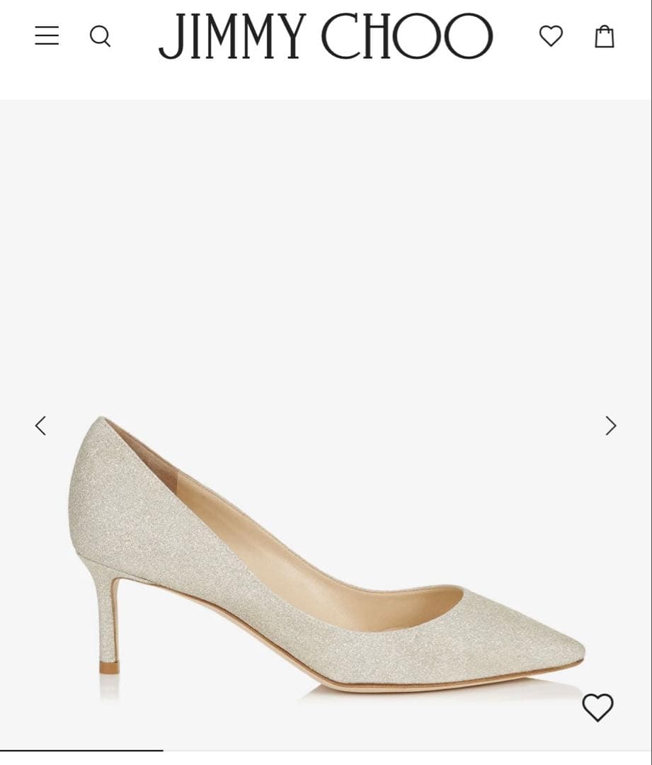 未着用✨現行 2024年購入 定価12.4万 ジミーチュウ グリッター パンプス