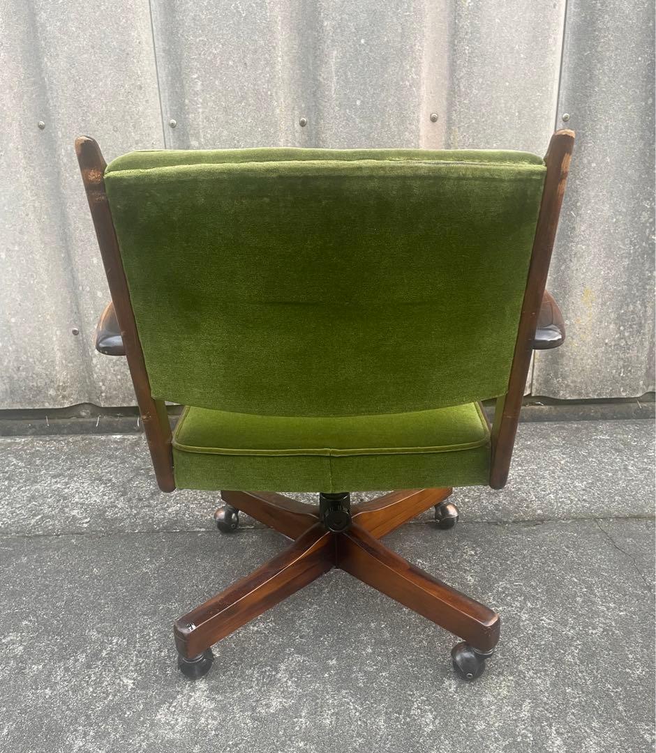 稀少/カリモク/コロニアル/デスクチェア/アームチェア/回転椅子/椅子/③