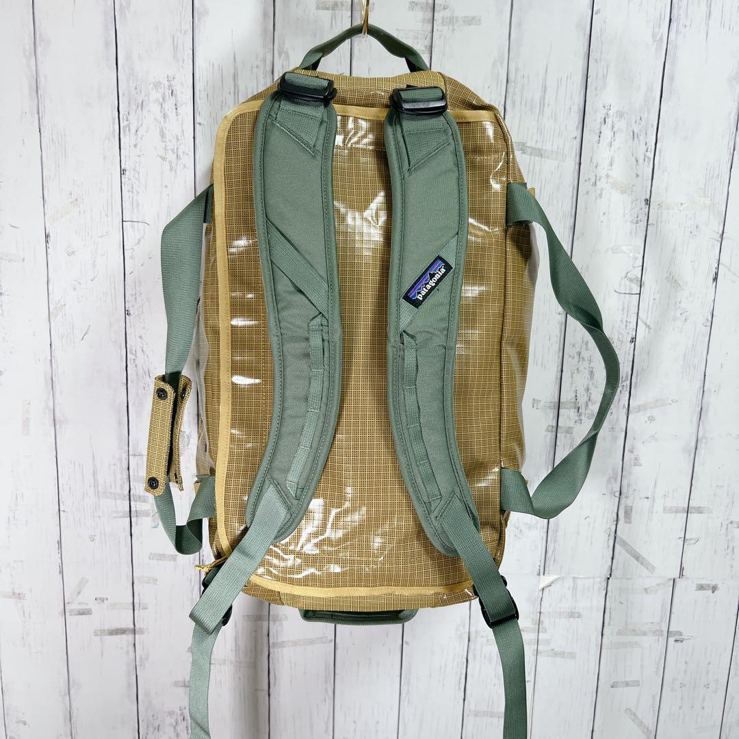 【極美品】パタゴニア ブラックホール ダッフル 40L ゴールド 2way
