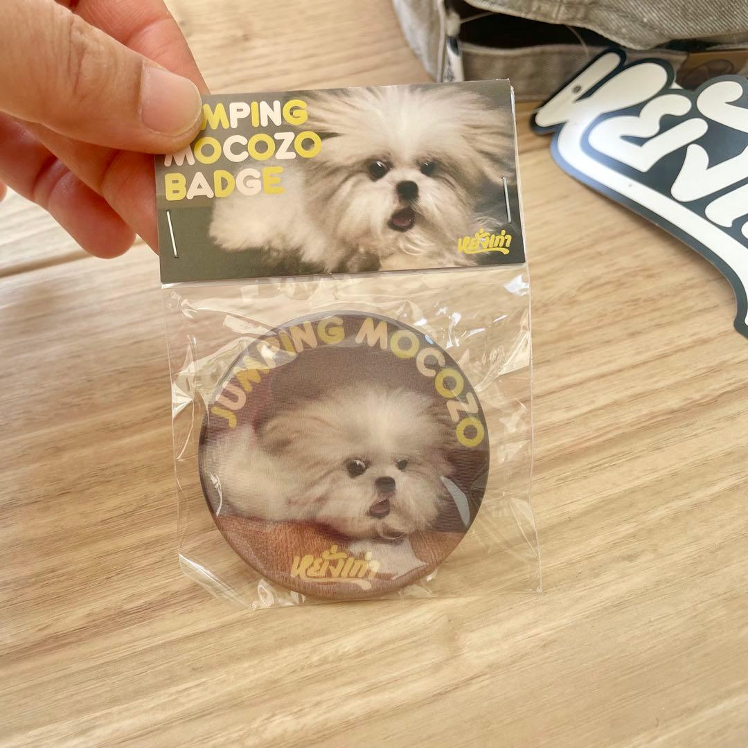 新品 モコゾウ キャップ 缶バッジ セット　yanggao