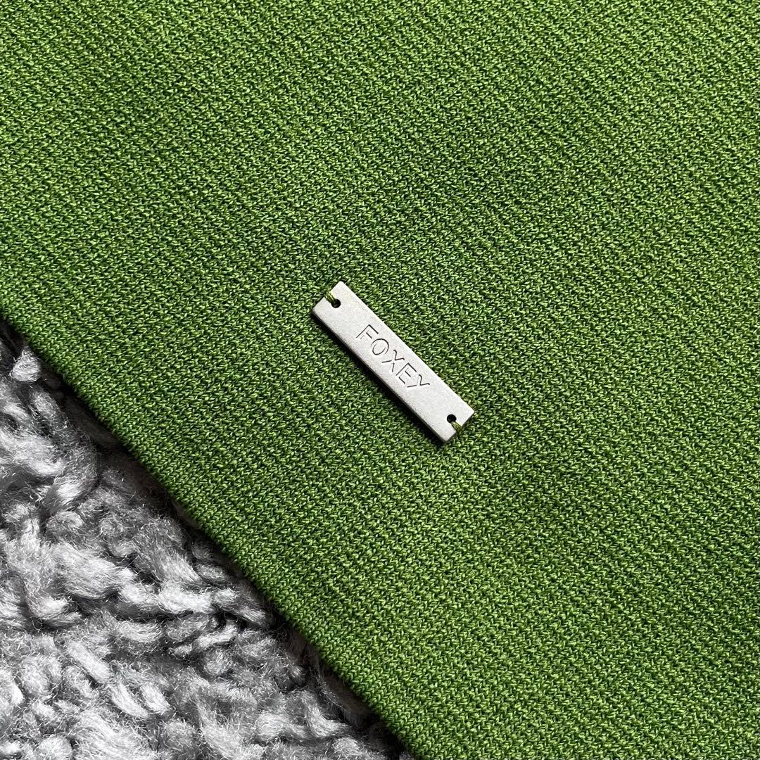 FOXEY NY 40 グリーンティー ニット