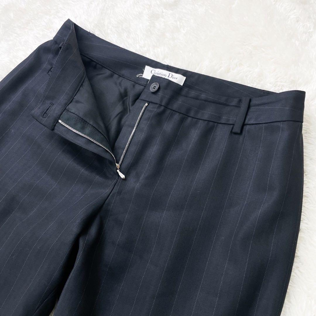 美品✨ クリスチャンディオール ガリアーノ期 セットアップ ストライプ ブラック