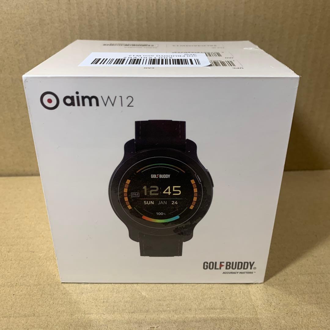新品未開封　ゴルフバディー　aim W12 フルカラー タッチ ゴルフウォッチ