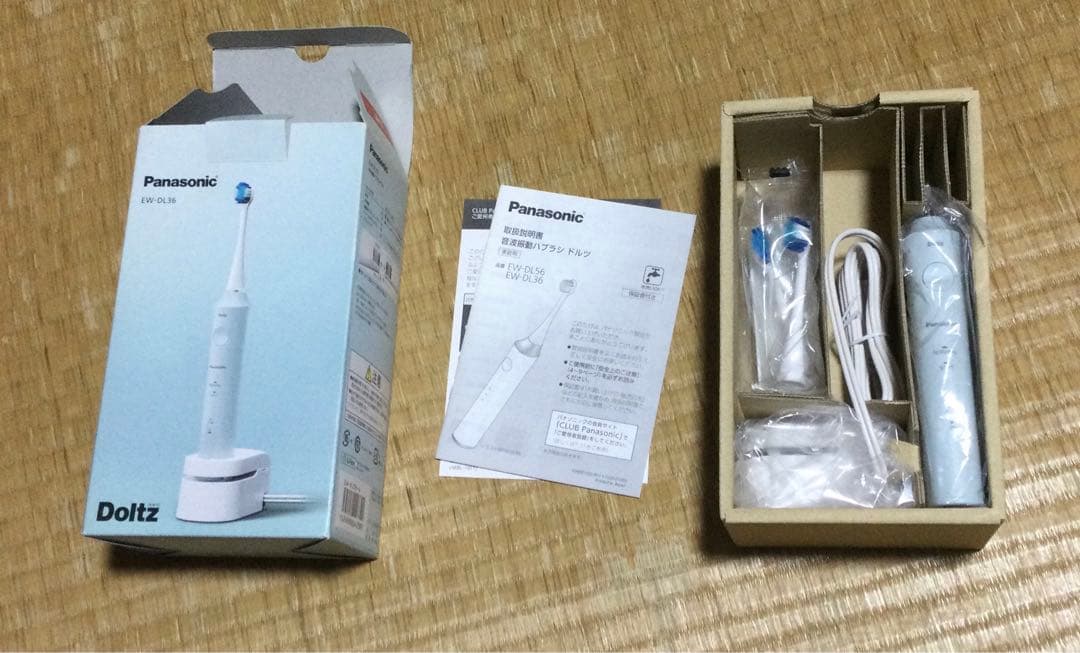 新品 パナソニック ドルツ EW-DL36 超音波振動 電動歯ブラシ