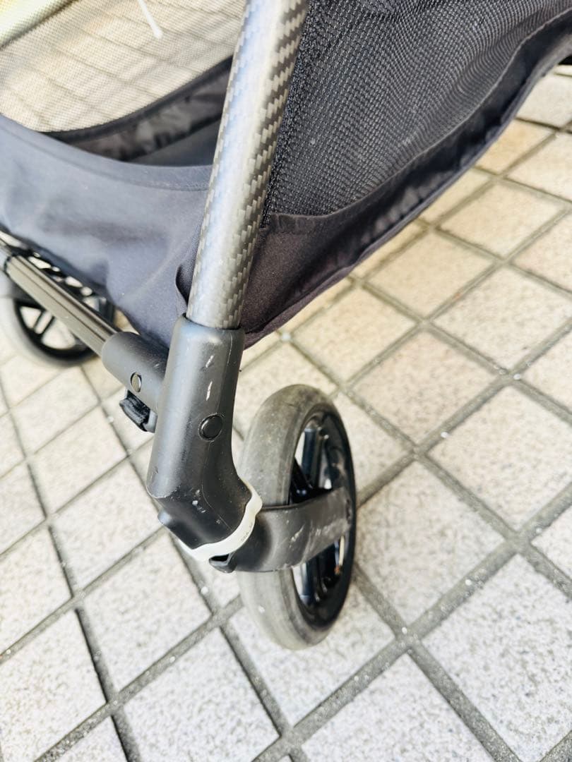 サイベックス メリオ カーボン コットンホワイト 23年式　雨カバー冬シート付