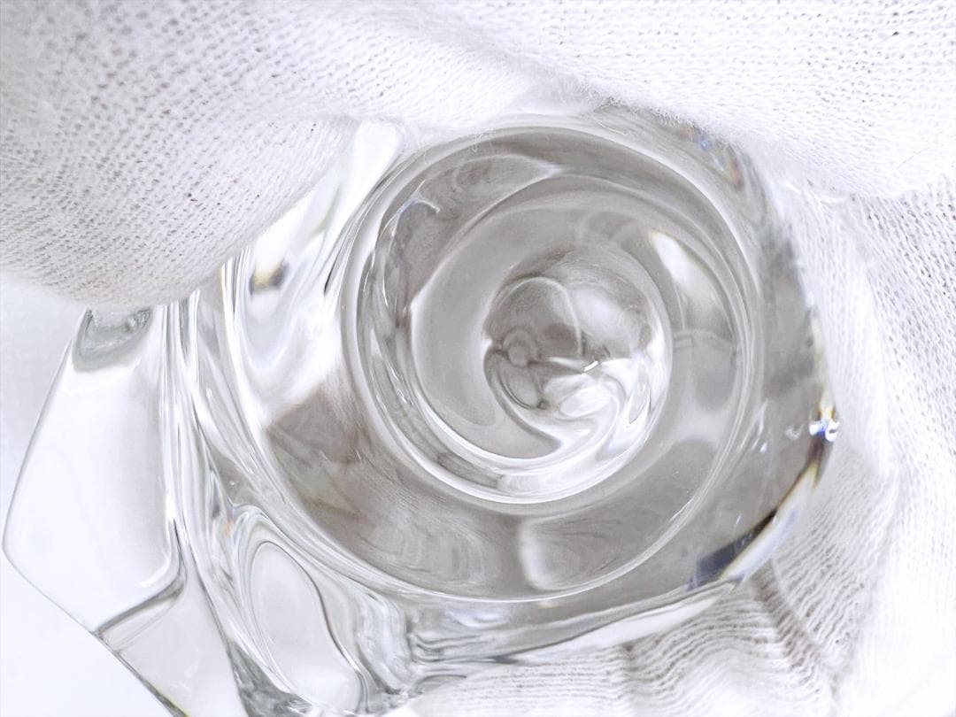 レア　未使用保管　バカラ　カタツムリ　フィギュリン　置物　クリスタル　縁起物