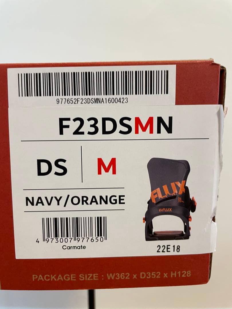 FLUX DS 22-23ビンディング M ネイビー/オレンジ フラックス