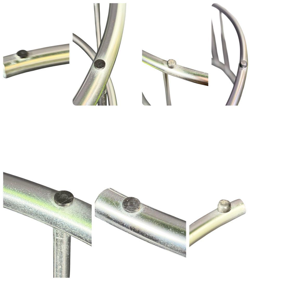 HR644 HUKLA 円形ガラスセンターテーブル　2個セット