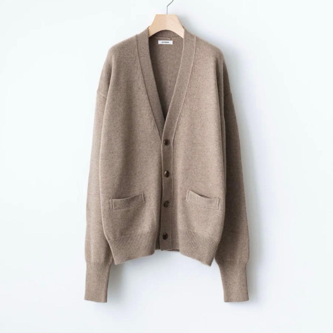 【INTÉRIM】NATURAL BROWN CASHMERE CARDIGAN