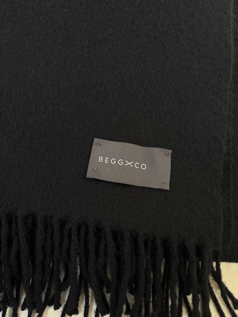 BEGG x CO　ベグアンドコー　大盤マフラー　カシミヤ