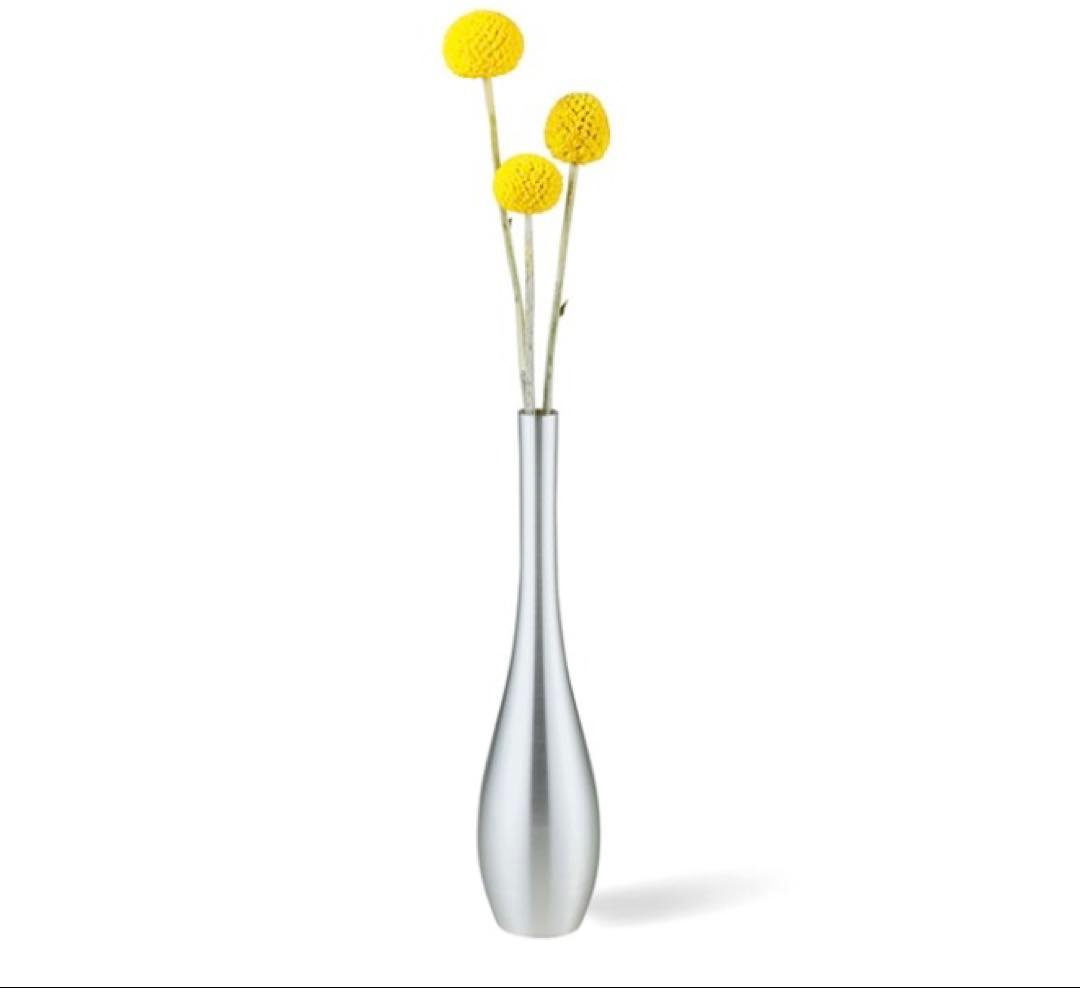 能作 そろり 一輪挿し S サイズ 銀[新品 未使用 箱&説明書付き]