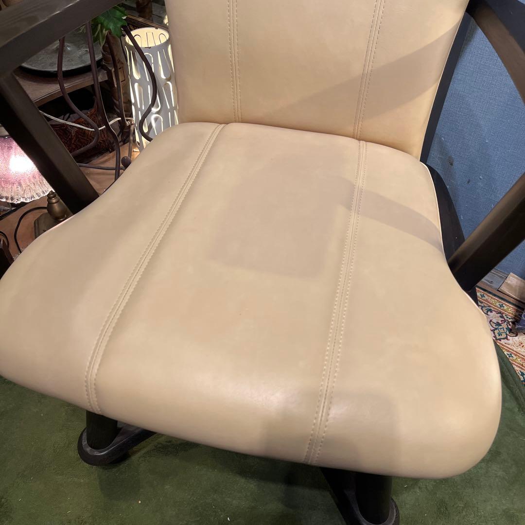 Sale L ２　ナガノ　クラッシックキャスター付　３６０度回転　　アームチェア