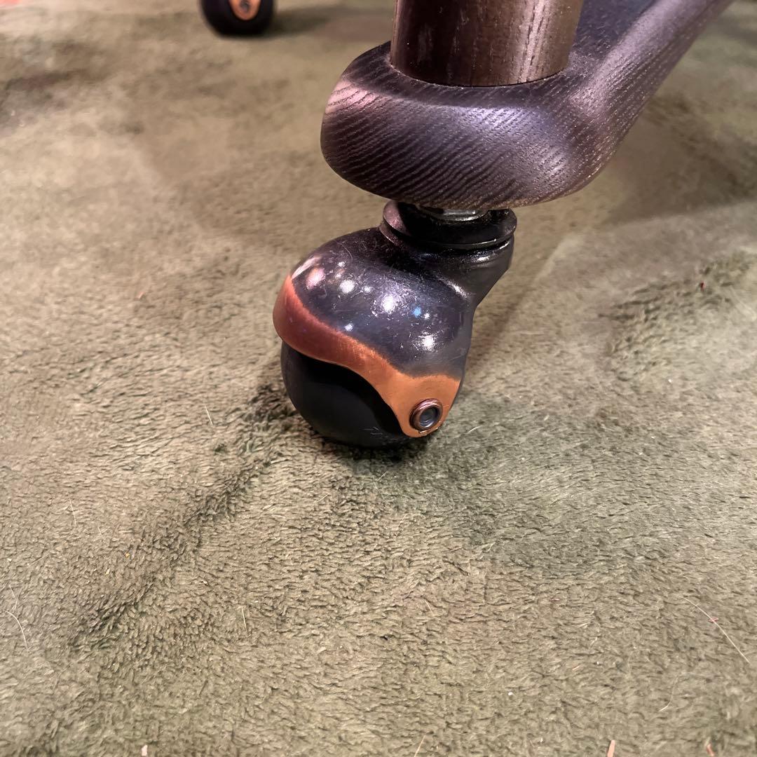 Sale L ２　ナガノ　クラッシックキャスター付　３６０度回転　　アームチェア