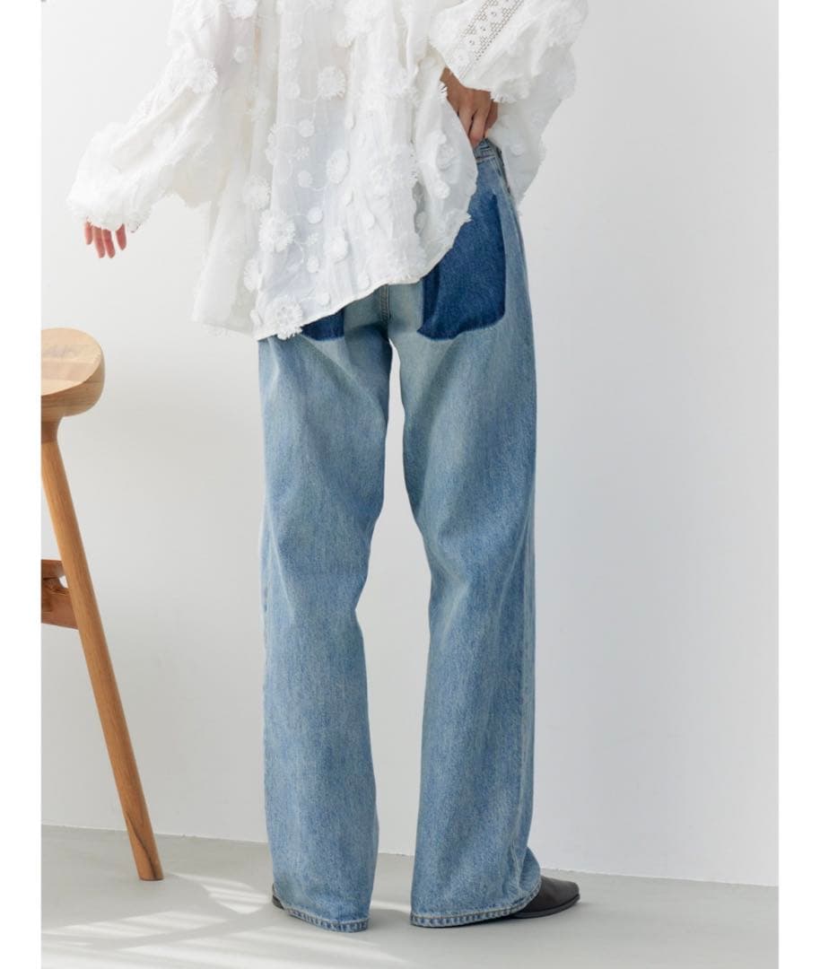 【5h限定セール】リメイクデザインルーズデニム Ungrid 24