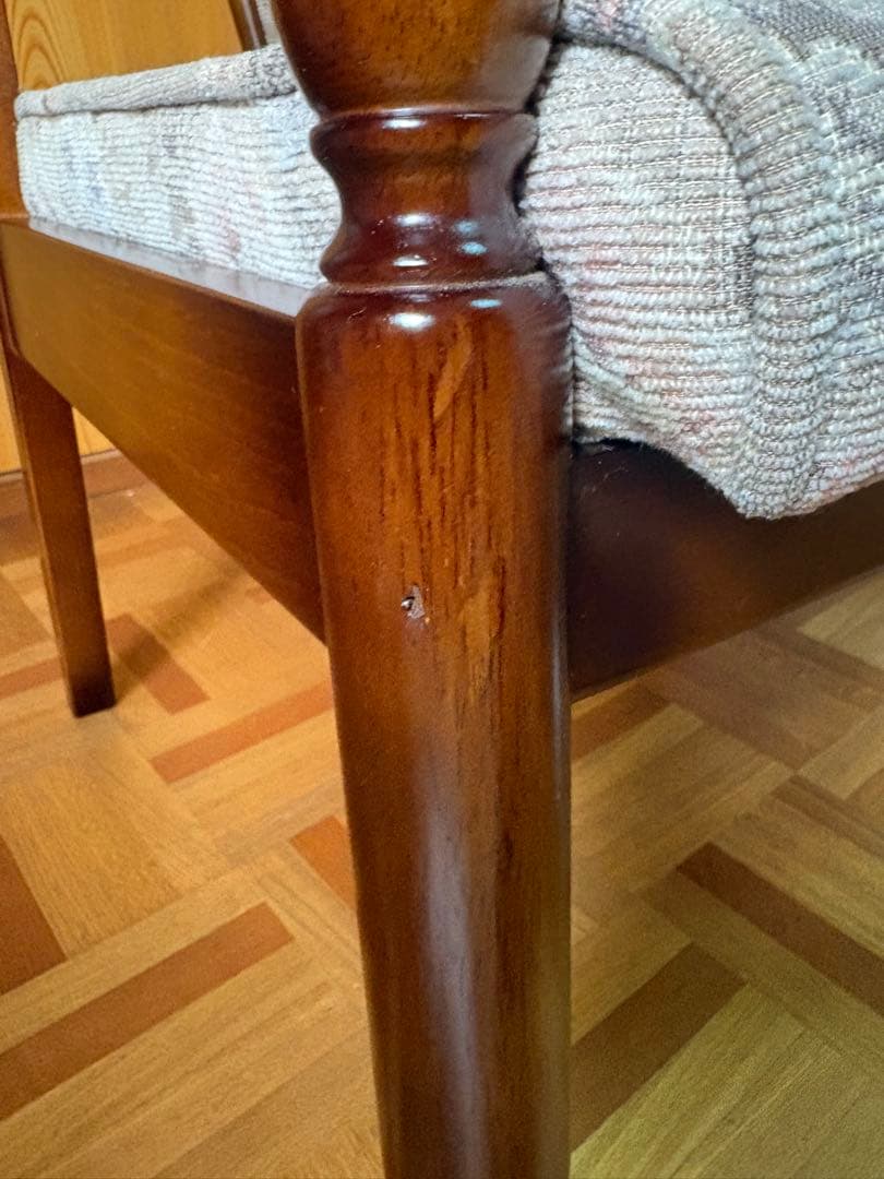 カリモク karimoku コロニアル アームチェア 花柄 椅子