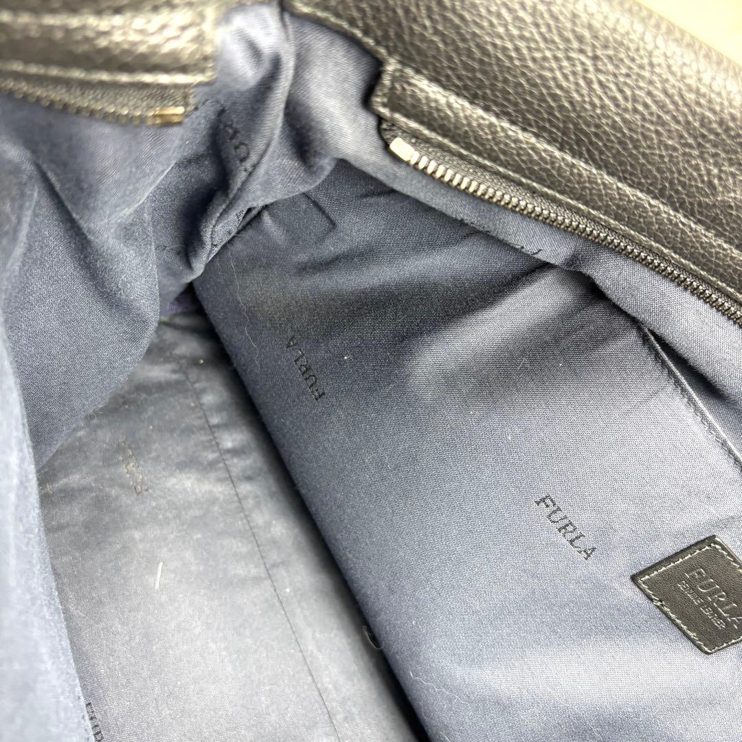 FURLA フルラ トートバッグ 2WAY オールレザー ブラック A4