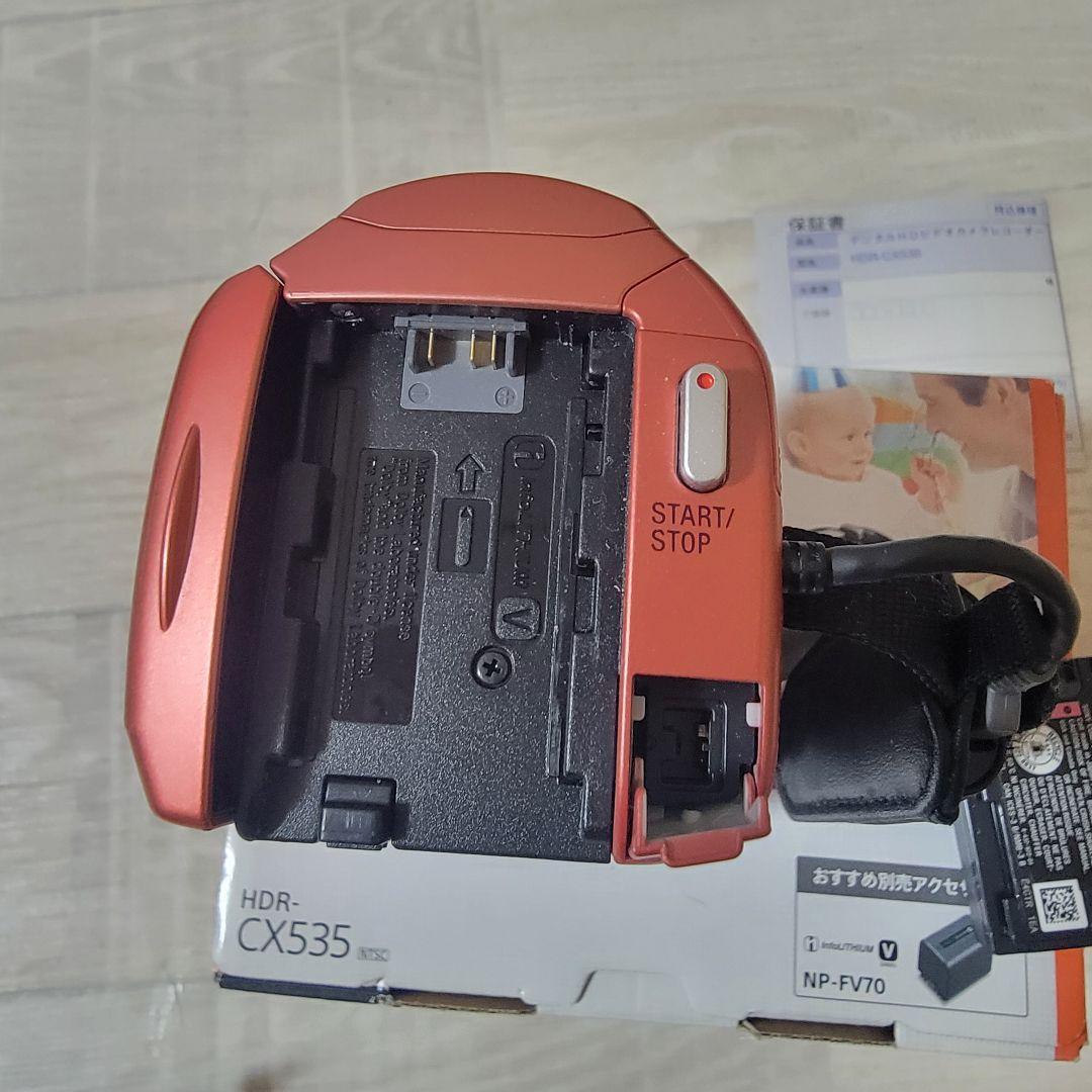 シ*レ様 SONY HDR-CX535 ピンク ビデオカメラ 本体