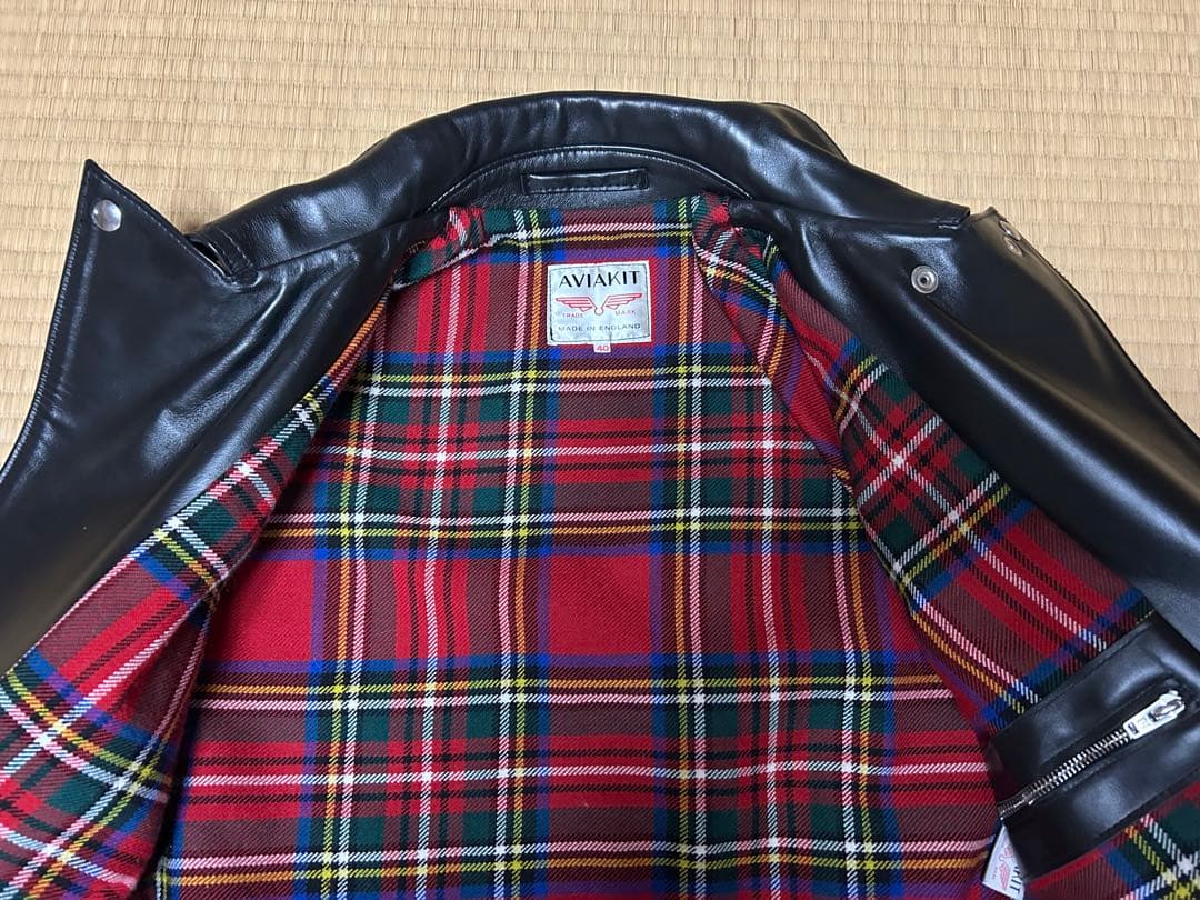 美品 ルイスレザー　サイクロンタイトフィット40 ホース オーダー