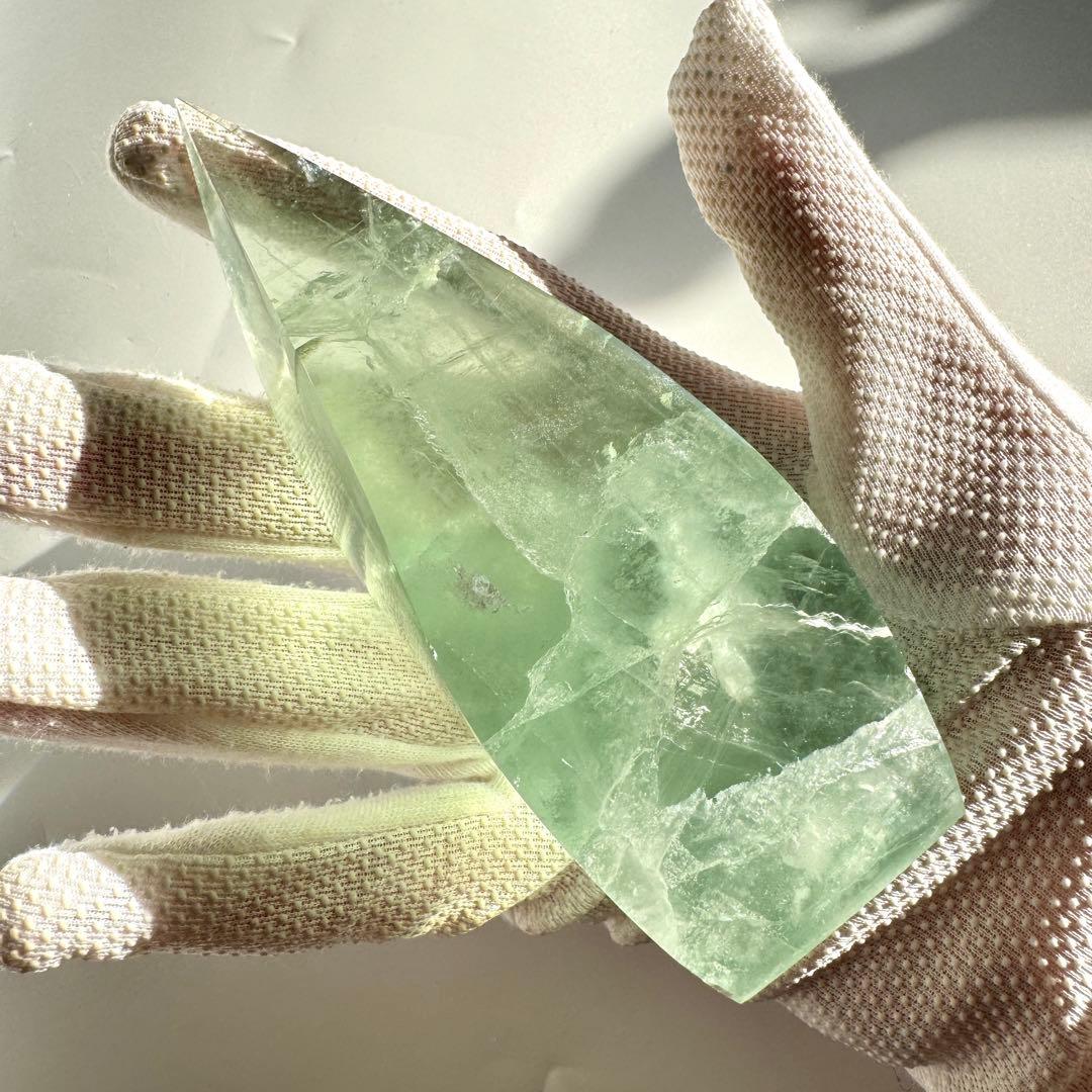 超透明 蛍石 天然石 フローライト フレイム