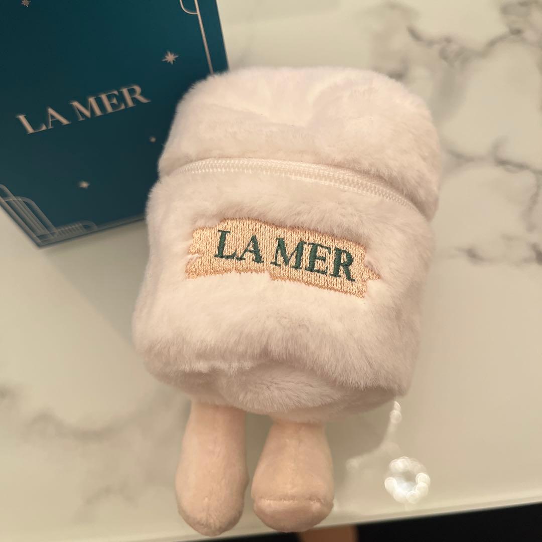 新品未使用 LA MERラメール　バッグチャーム ぬいぐるみ ホワイト