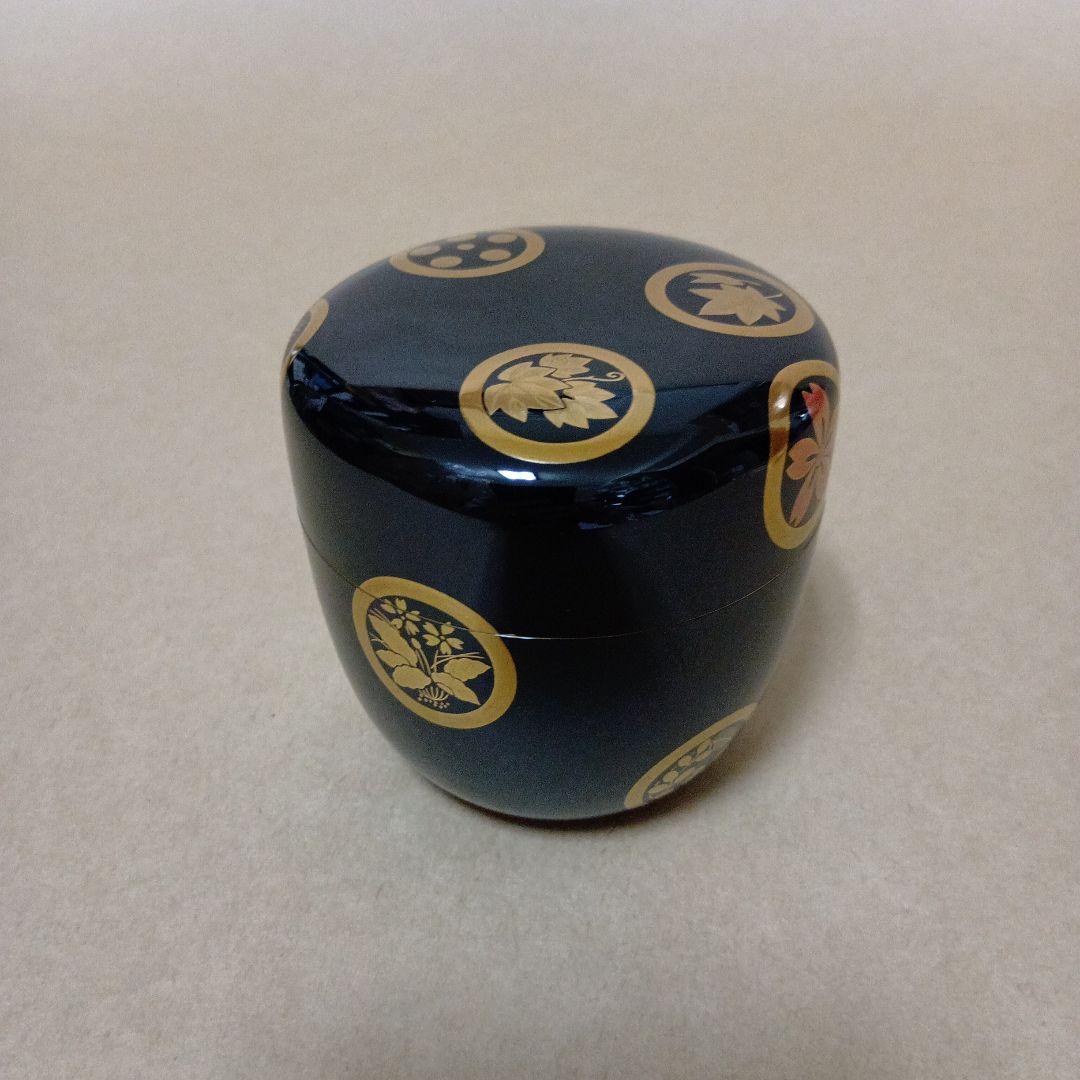 茶道具　大棗春秋丸紋蒔絵