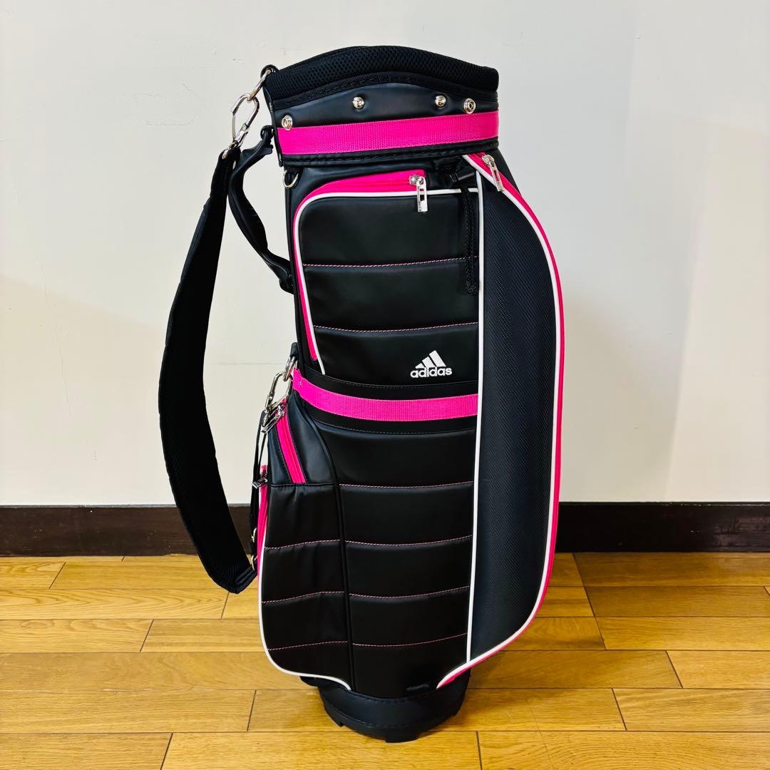 【ほぼ未使用品】adidas アディダス　レディースキャディバッグ 送料込み