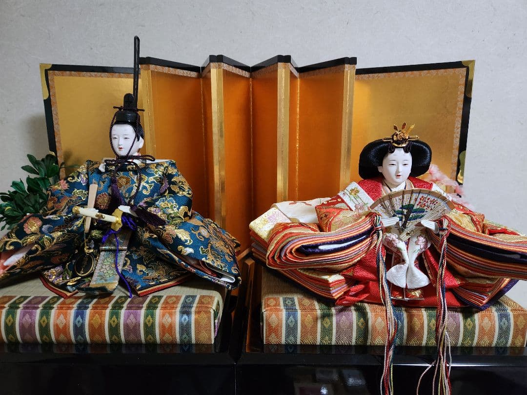 伝統的 雛人形セット　秀月　2個口