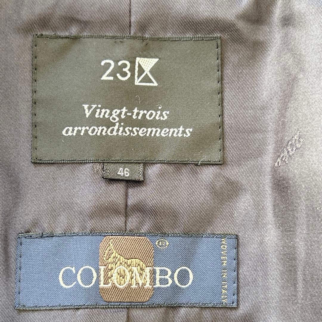 希少大きめ46✨23区 カシミアダッフルコート　2way 伊製　3XL 紺