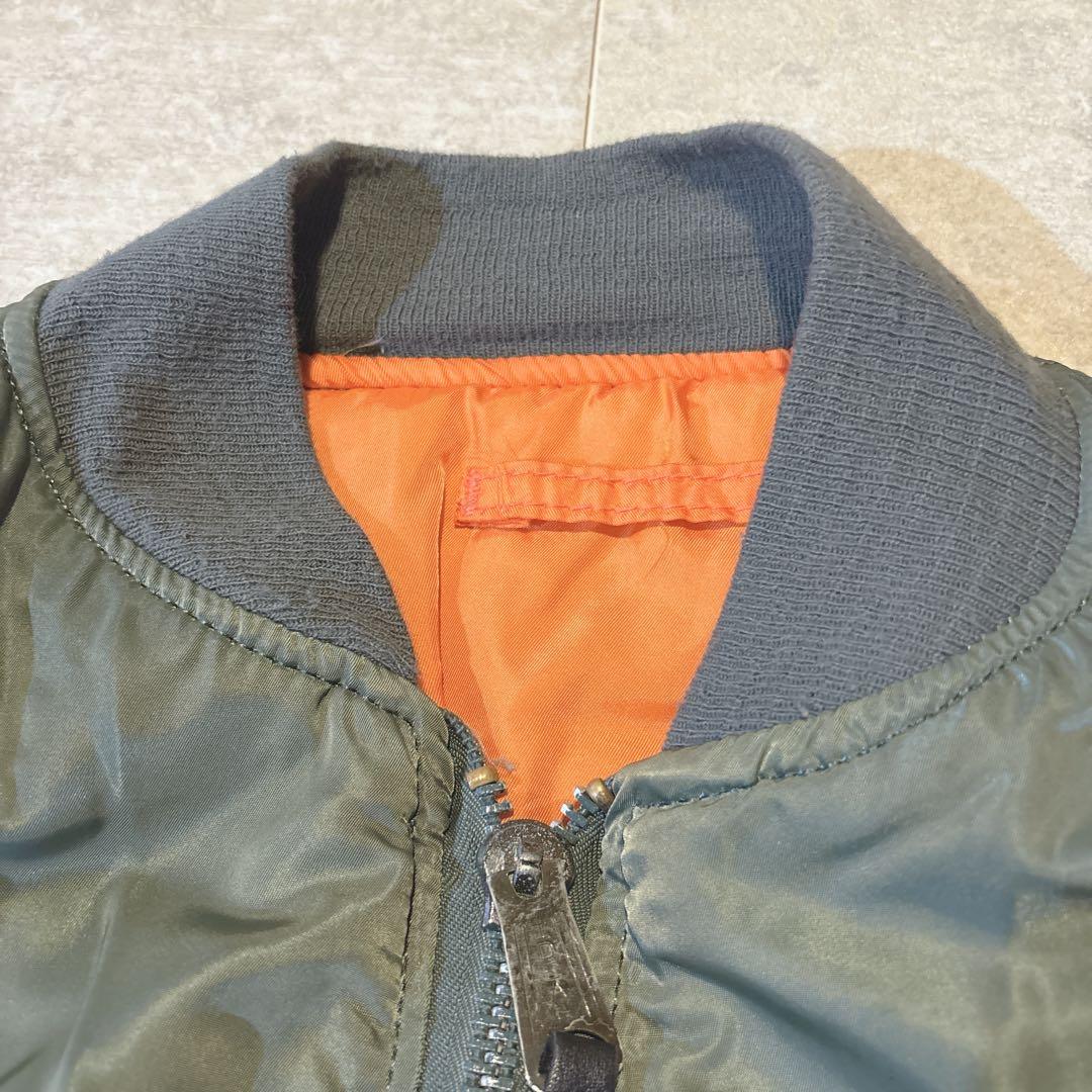 90s ALPHA INDUSTRIES アルファ MA-1 USA製 XL