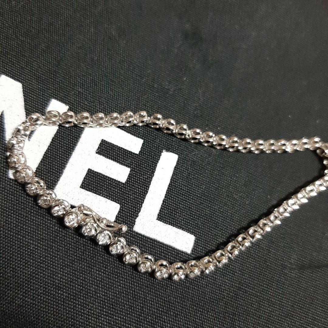 期間限定pt900プラチナダイヤモンド1ctテニスブレスレット