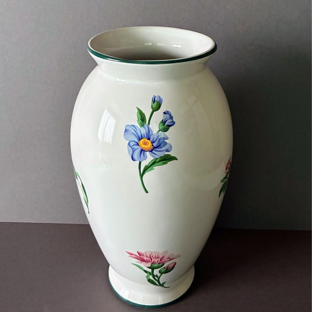 ティファニー シントラ フラワーベース 花柄 ヴィンテージ品