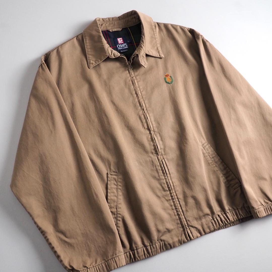 ラルフローレン　ブルゾン　スイングトップ　ブラウン　紋章　美品