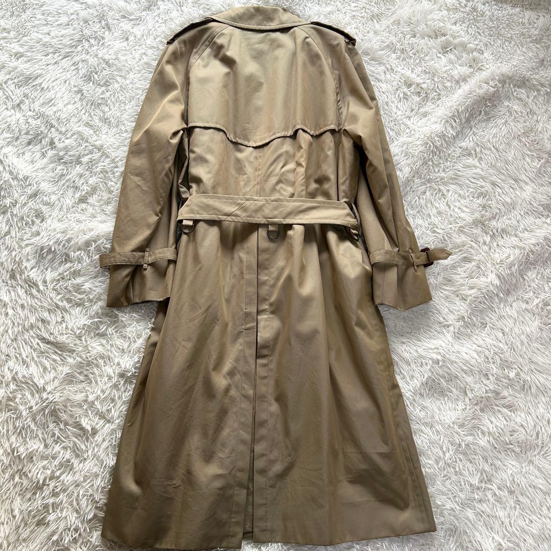 【美品】バーバリーロンドン　トレンチコート　カシミヤライナー　ベージュ　M相当