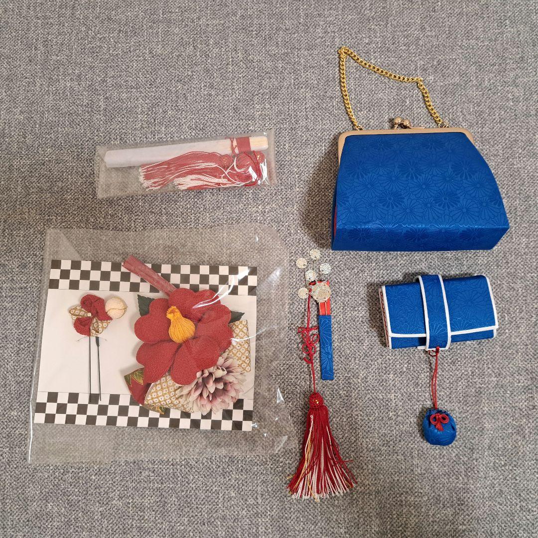 【21点セット】七五三 7歳 着物 フルセット 京都瑠璃雛菊 女の子