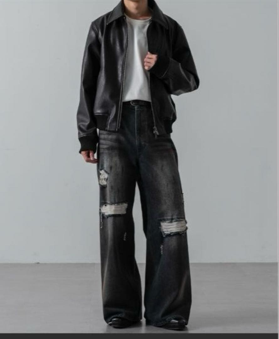 Deep Texture Blouson ディープテクスチャーブルゾン 黒 L